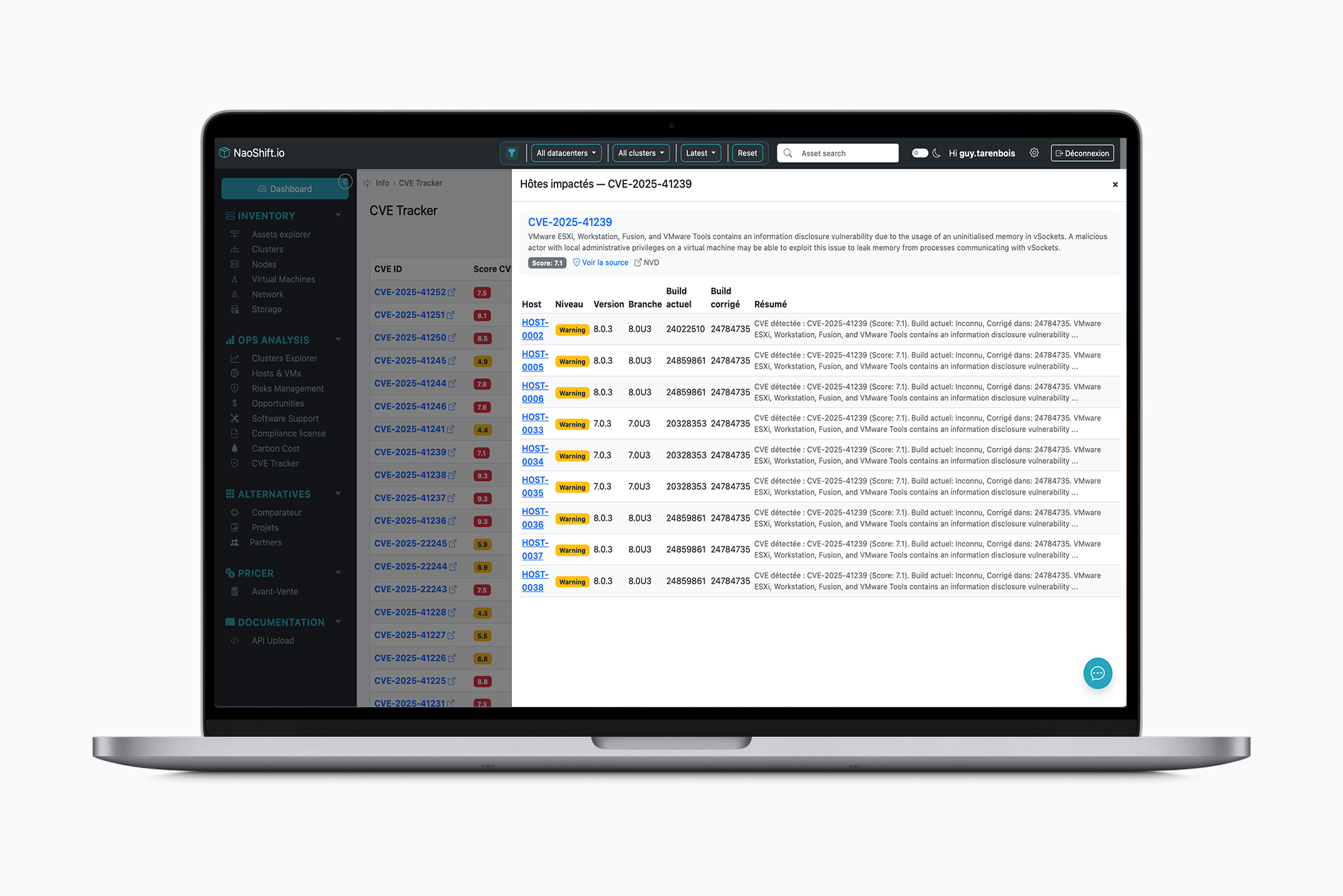 CVE Tracking